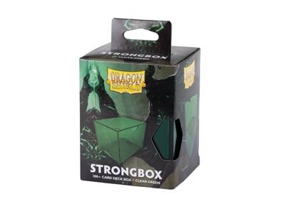 Dragon Shield - Strongbox Deck Boks - Clear Green - Korttilbehør